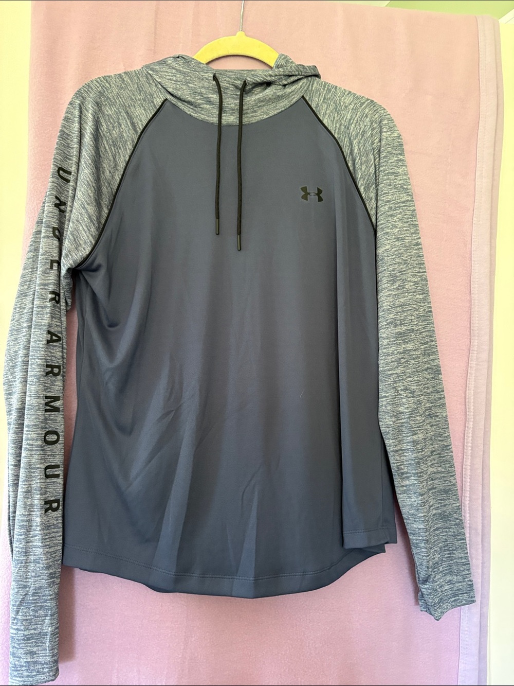 Under Armour Navy and Heather Grey Performance Hoodie